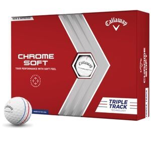 Callaway Chrome Soft Golf Balls Triple Track *3 boxes of 3 (9 total balls) NEW